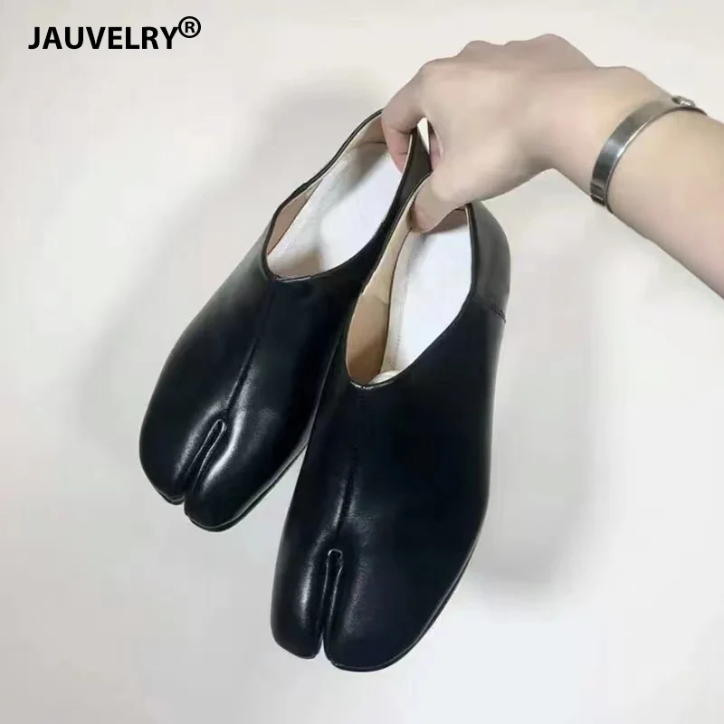 

Туфли женские на плоской подошве, модные дизайнерские, без застежки, с разрезом, балетки, повседневные лоферы