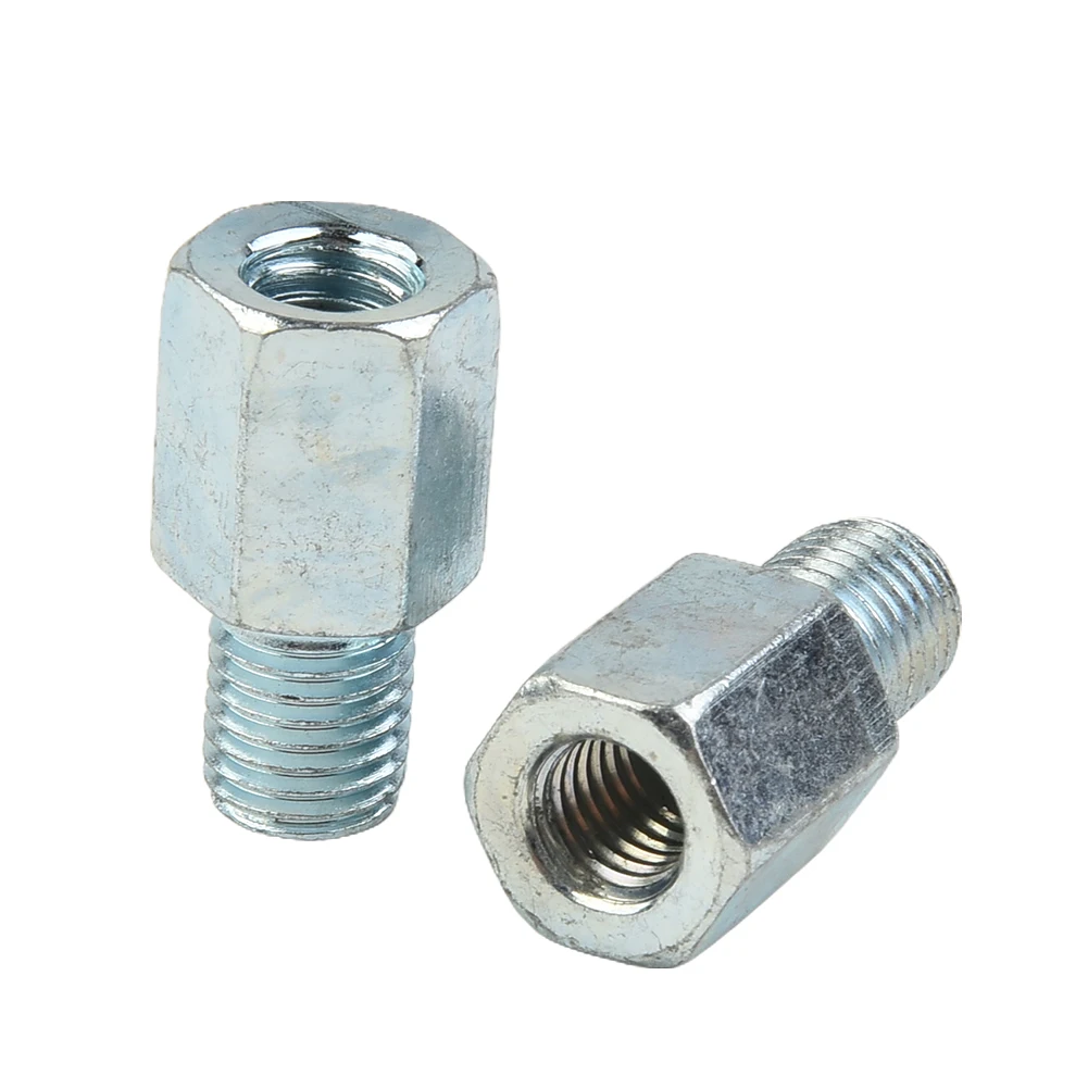 

Accessories View Mirror Screws 2pcs 8-10mm Adapters Clockwise Threaded Motorcycle Parts Scooter ​Rear Durable New