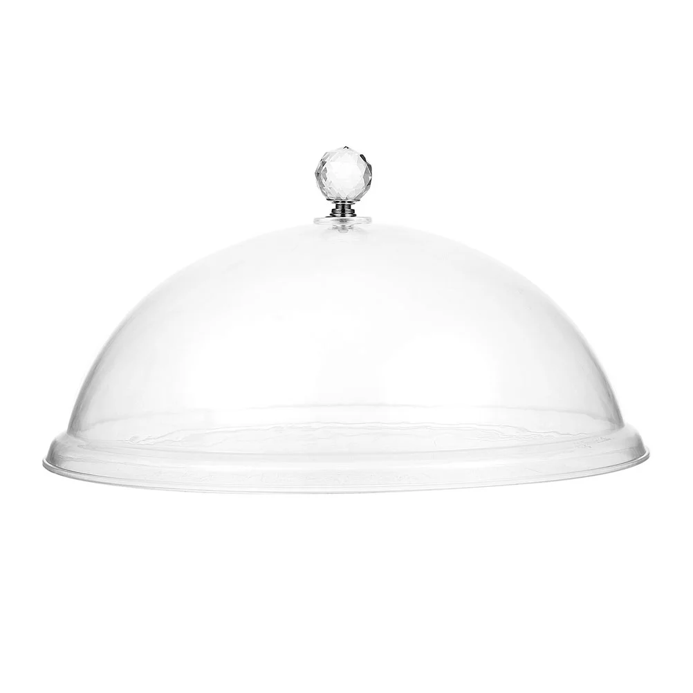 

Cover Cake Dome Dessert Display Clear Lid Platter Cheese Dish Transparent Proof Stand Cloche Butter Plate Round Dust Fruit