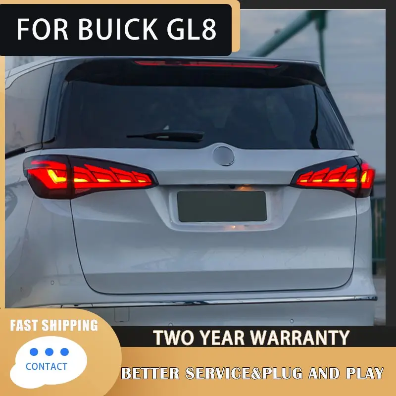 

Одна пара задних фонарей в сборе для задних фонарей Buick GL8 ES 2017-2020, подключи и работай с задними фонарями задних фонарей