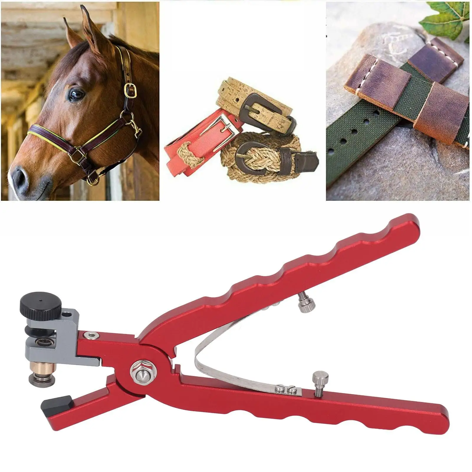 Электрические плоскогубцы для кожи алюминия и ремешков часов-универсальные