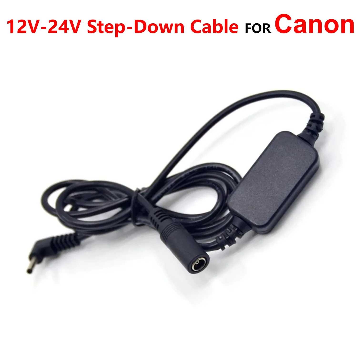 

CA-PS700 12V-24V DC Step-Down Cable For Canon Camera DR-E5 DR-E8 DR-E10 DR-E12 DR-E15 DR-E17 DR-50 DR-80 DR-700 DC Coupler