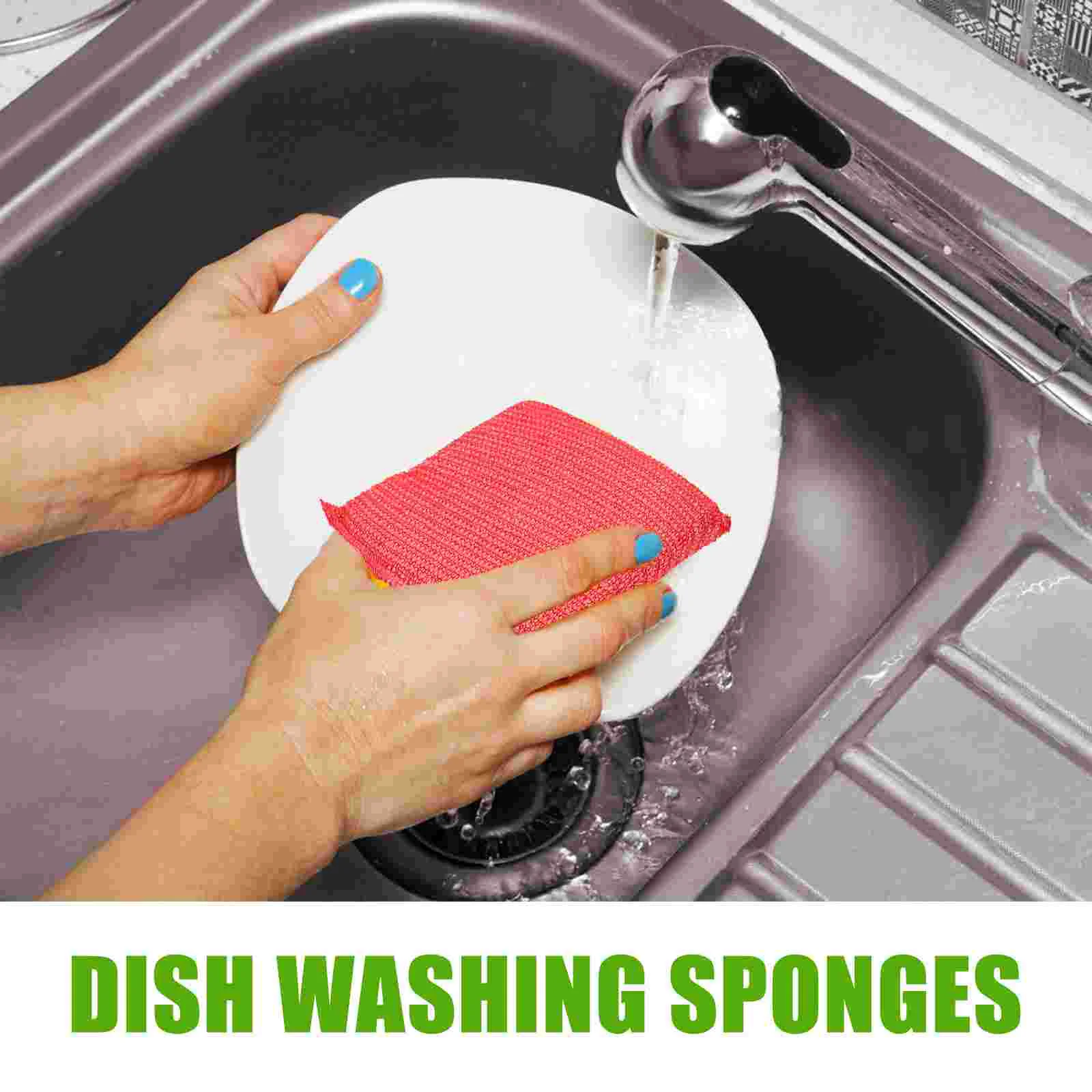 12 шт. губки кухонная посуда для чистки чистящая подушечка шарик 950X800X150 см