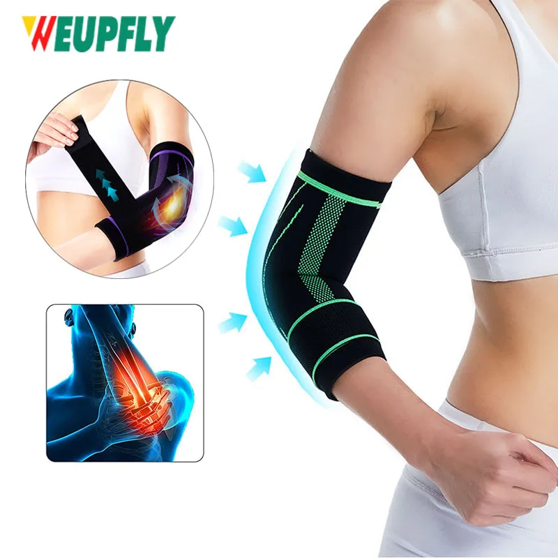 

1Pcs Sports Elbow Brace Compression Elastic Elbow Pad Support Sleeve for Tendonitis,Weightlifting, Arthritis,Workouts,Fitness