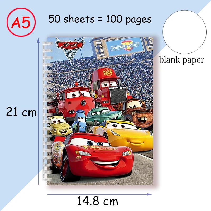 

Блокнот MINISO Тачки 2 A5