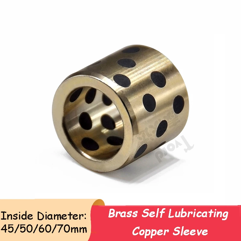 Латунные самосмазывающиеся подшипники 45/50/60/70 мм