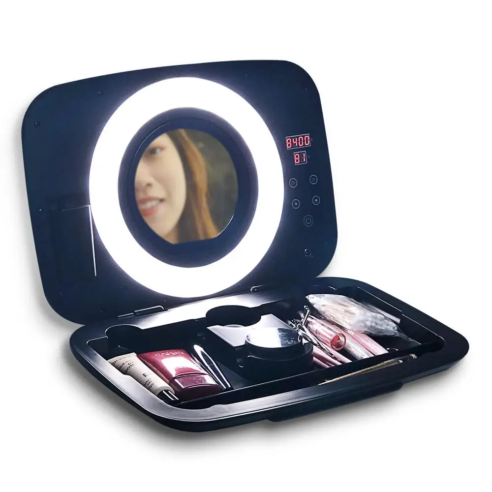 

Косметический Чехол Yidoblo AS-20, кольцевая лампа 2800-9900K, Регулируемая лампа с теплым и холодным светом, мягкий светильник для макияжа, портативн...