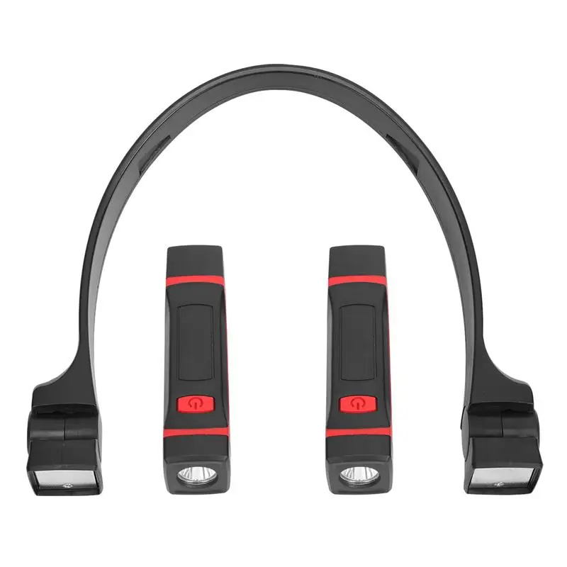

Light Neck Led Running Outdoor Lamp Floor Reading Book The Around Rechargeable Free Flexible Hug Hands Night Flashlight Portable