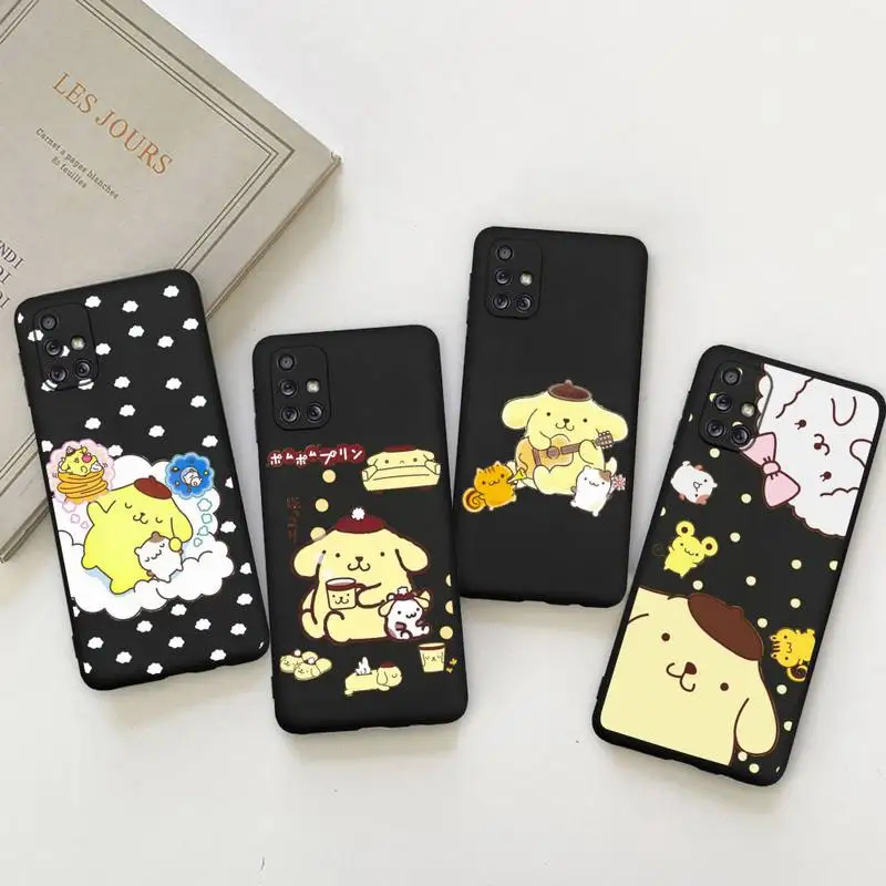 

Sanrio Pudding Dog Phone Case For Samsung Galaxy A73 A53 A13 A03S A52 A72 A12 A81 A30 A32 A50 A80 A71 A51 A31 5G
