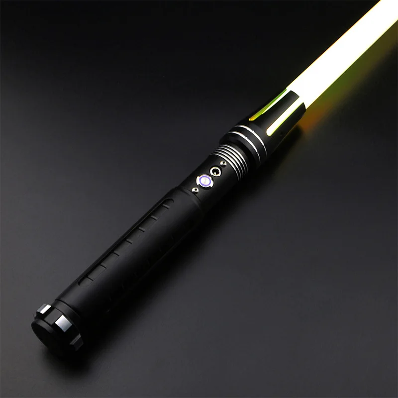

Cosplay Force FX Laser Sword Realistic Dueling Sword RGB 12 Colors 10 Sound Fonts FOC Metal Hilt Swing Blaster Lightsabers