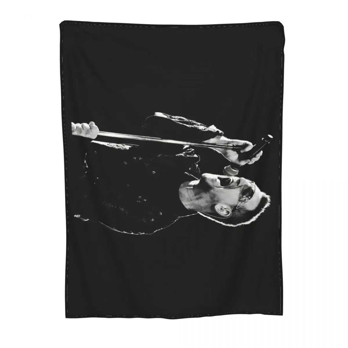 Мужское одеяло Bono U2 новинка 100 хлопок черные Fruit Of The Loom Kawaii продвижение