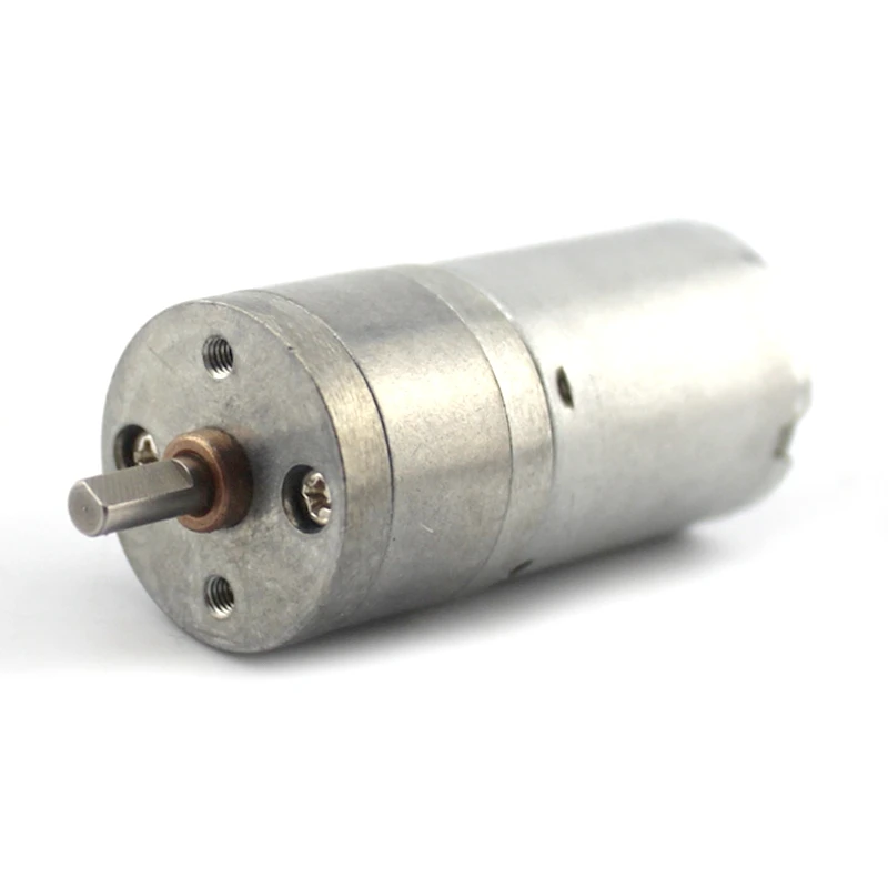

25MM DC Gear Motor 6V 130RPM 25GA370 DIY Robot Trolley Car Micro Metal Gear Motor