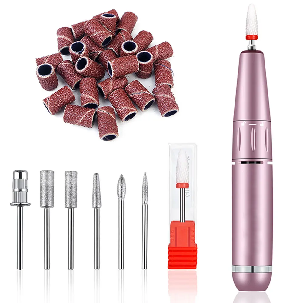 

35000RPM Electric Manicure Machine USB Nail Drill For Acrylic Nail Gel Polish Professional E-file Milling Nail Files Salon Tool