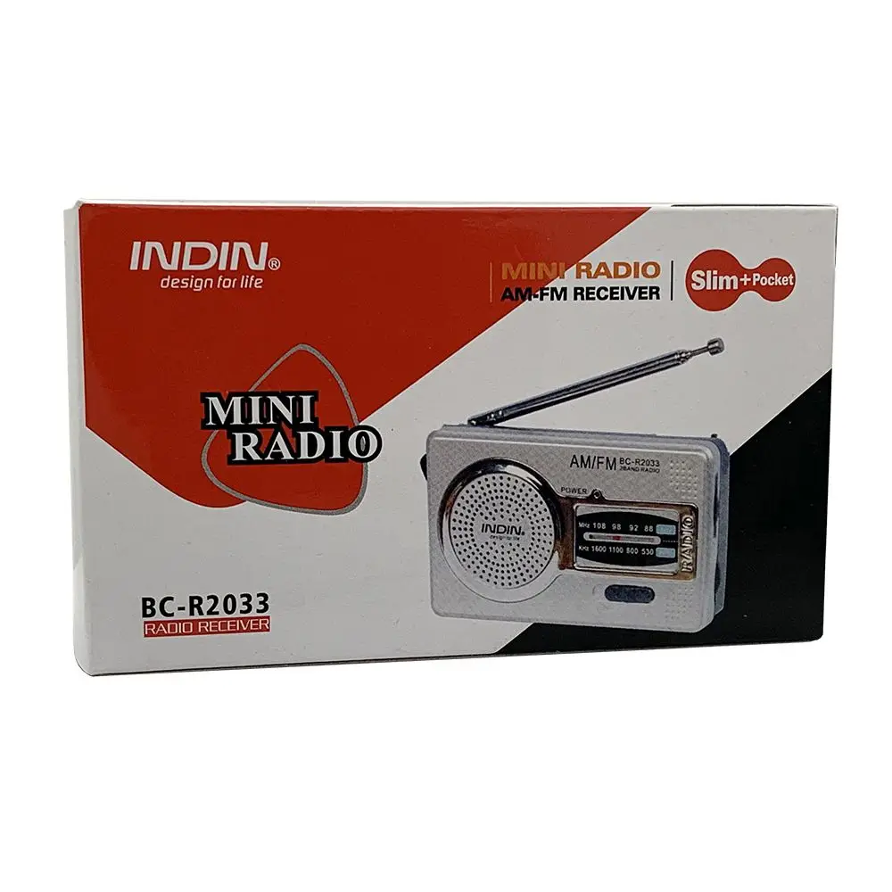 Operate Stereo Multi-function Speaker Telescopic Antenna Full Band World Pocket Radio Receiver Music Player AM/FM |