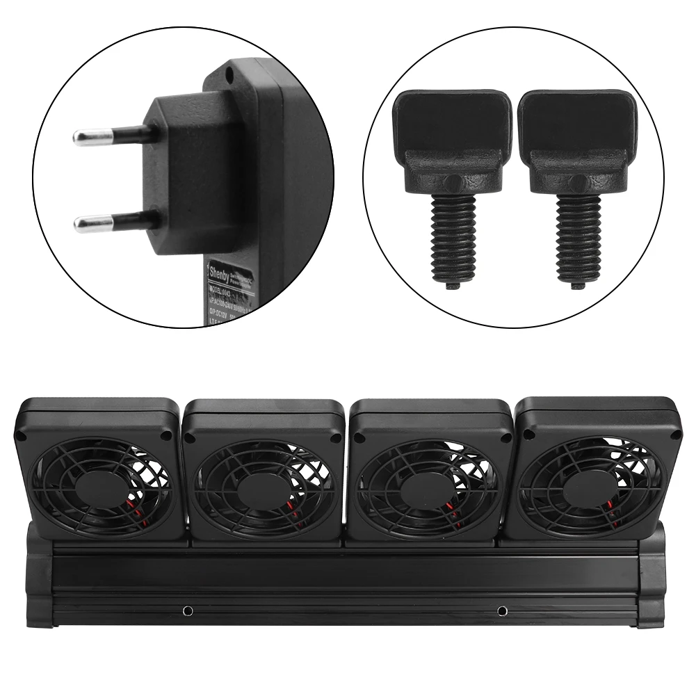 

Mini Four Head Adjustable Fish Tank Aquarium Cooling Fan Hang On Chiller 100-240V fish fish fish fish fish fish fish fish