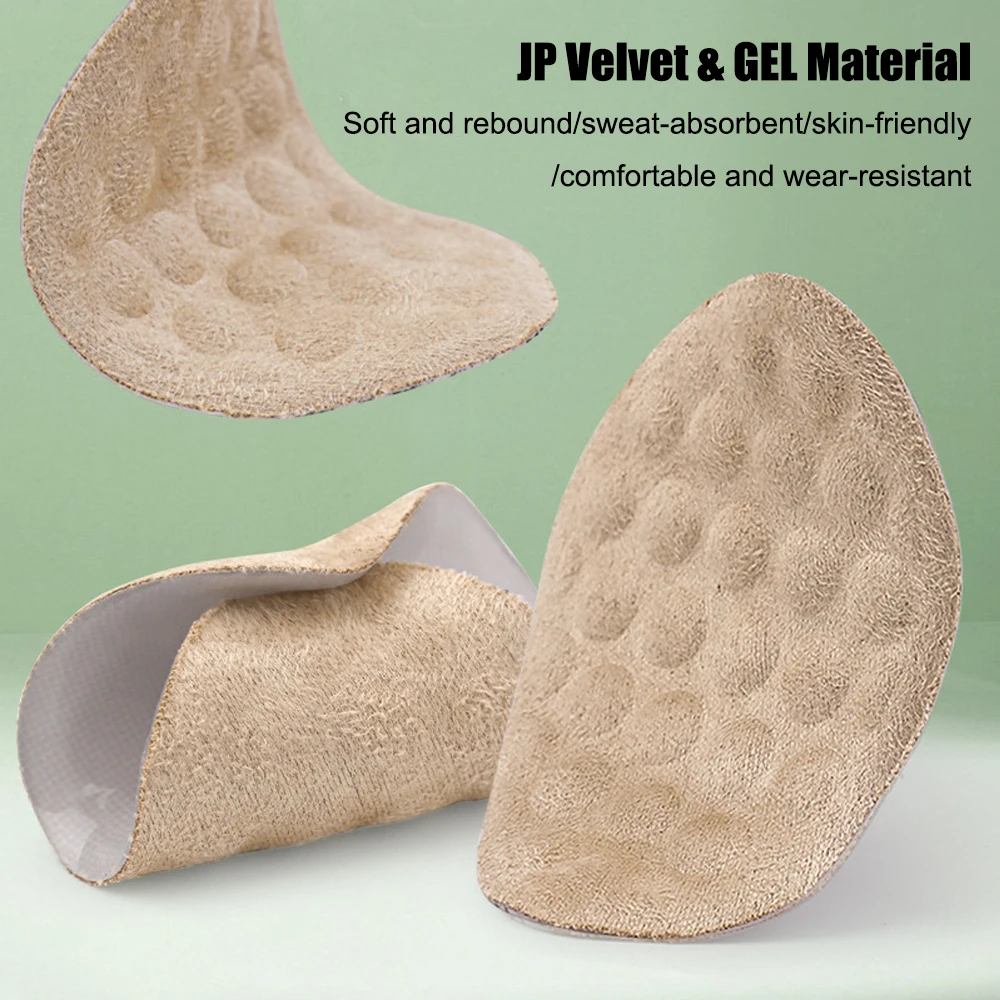 Forefoot Insert Metatarsal Pads for Women Shoes Self-adhesive Non-Slip Silicone Foot Pad for Sandals High Heels Gel Shoe Insoles