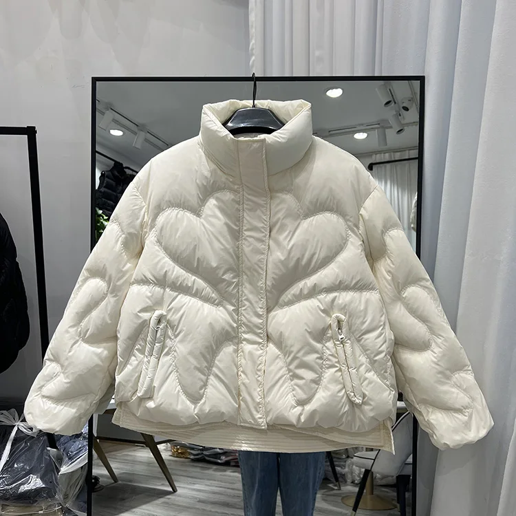 

New Women Down Jacket Casual Style Autumn Winter White Duck Down Coats And Parkas Female Outwear