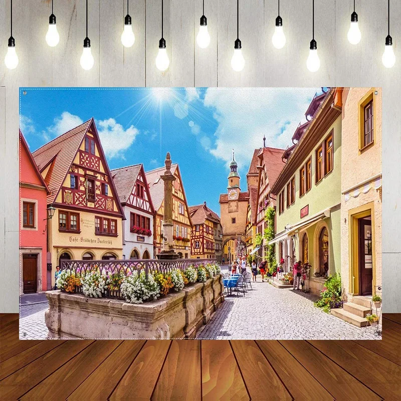 Фон для фотосъемки с изображением Биг-Бен английского дома Вестминстерского