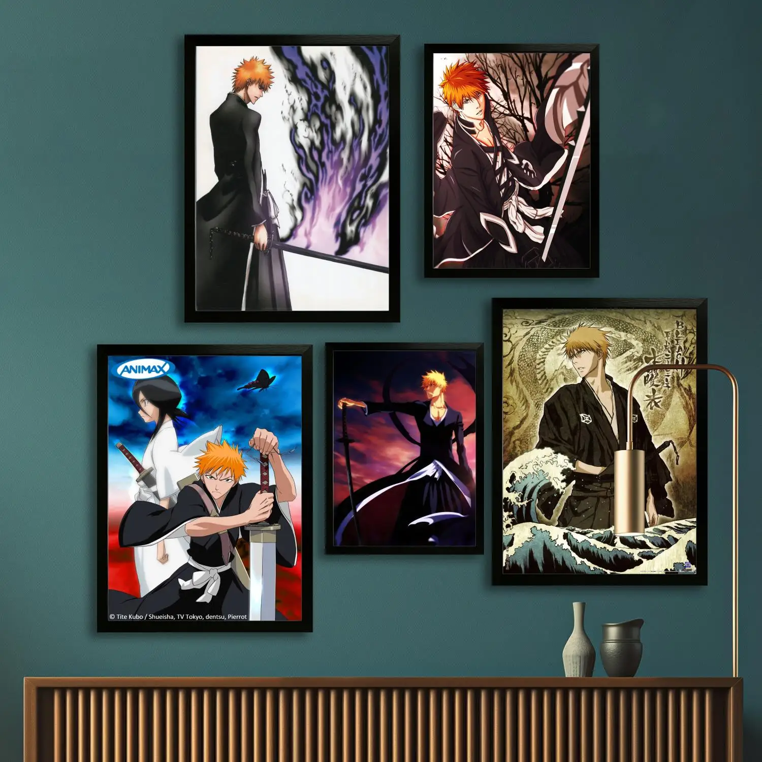 Ичиго Куросаки аниме холст художественный постер и настенное искусство картина