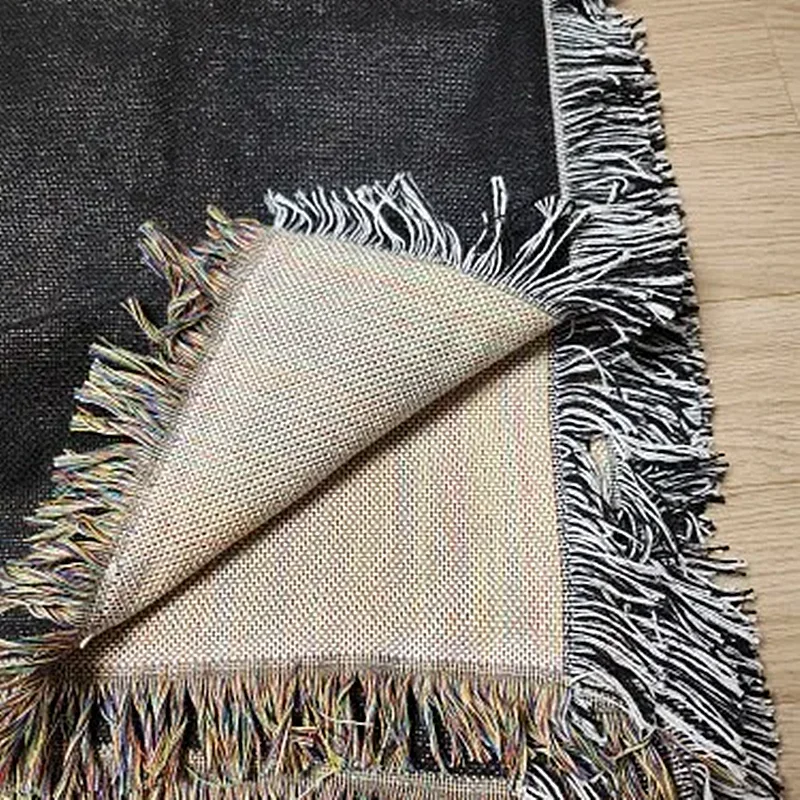 Ретро Тканые одеяло с кисточкой многоцелевой плед для улицы кемпинга пикника