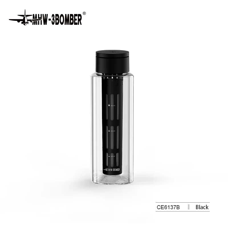 

Портативная кофеварка MHW-3BOMBER для холодного заваривания со съемным сетчатым фильтром, холодная пивоварка для кофе со льдом, 600 мл, кувшин для тританов без BPA