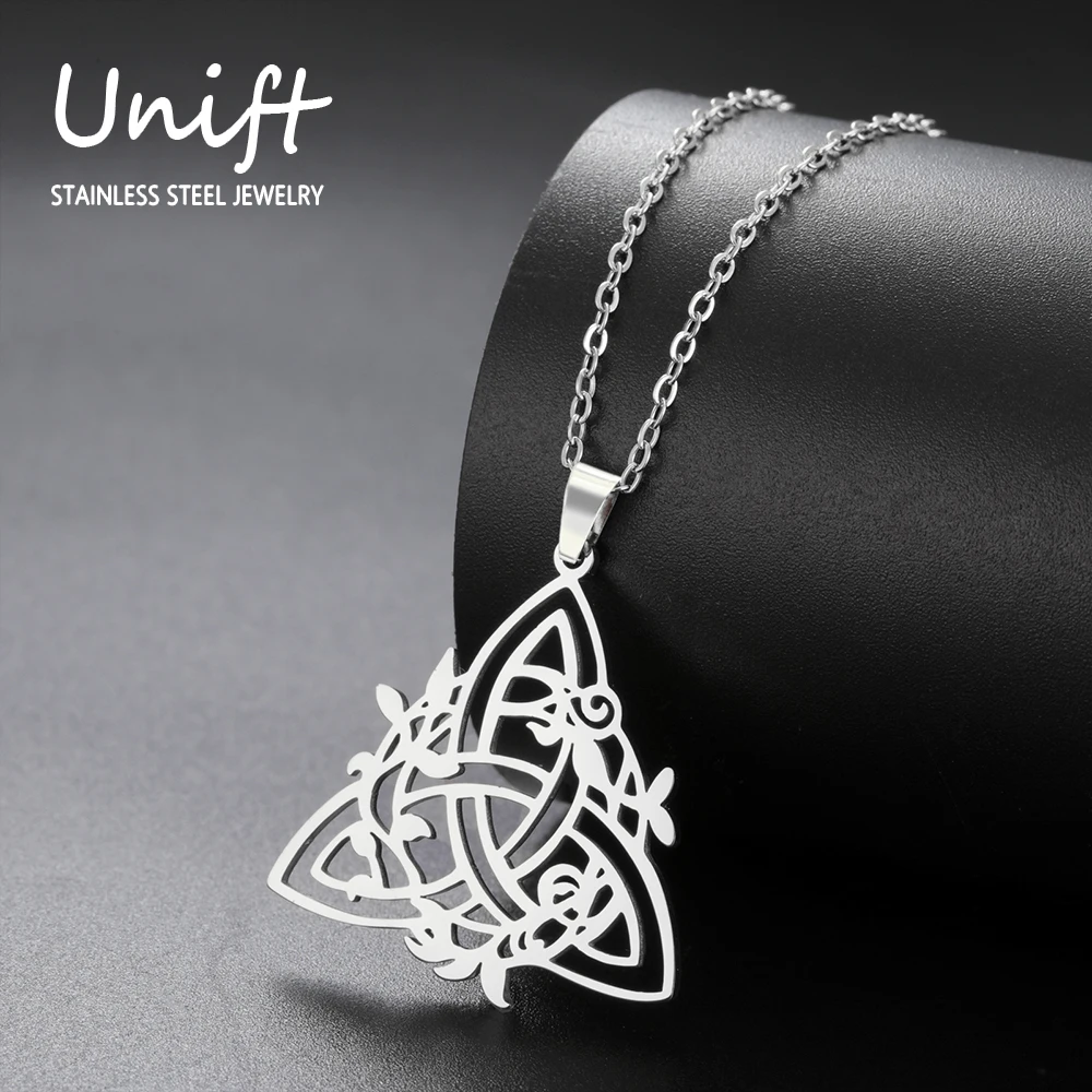 Женское ожерелье из нержавеющей стали с цветами