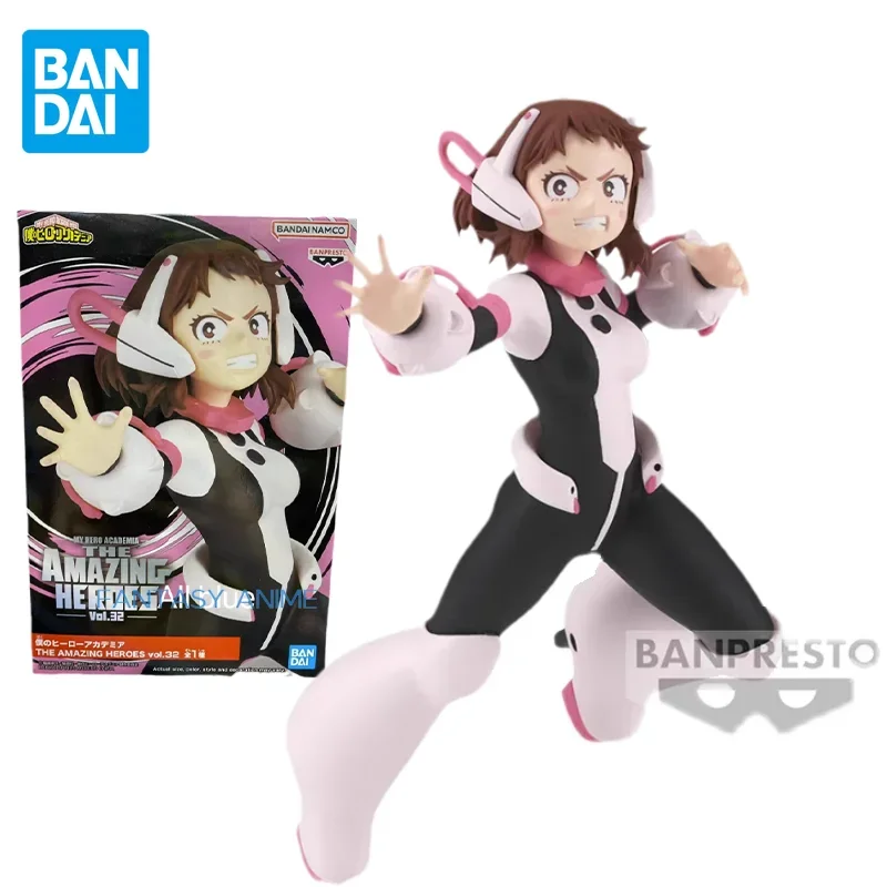 Bandai оригинальная аниме-фигурка My Hero Academia OCHACO URARAKA экшн-фигурка игрушки для детей