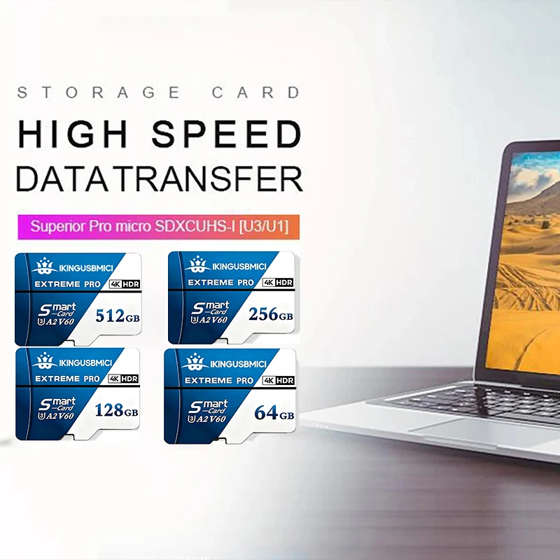 Фото Универсальные карты памяти Micro TF SD, карты SD, карты TF, 512 ГБ, 32 ГБ, 256 ГБ, высокоскоростные, устойчивые к рентгеновскому излучению, для GoPro и мобильных устройств №2