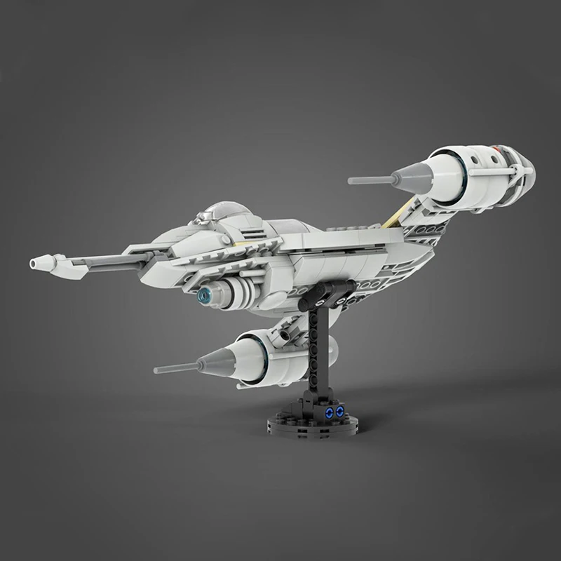 Фото Набор для сборки модели космического воина MOC Midi Space Warrior N Starfighter Battle Galaxy SciFi, 348 деталей, конструктор DIY, большой набор для творчества, игрушка-подарок №4