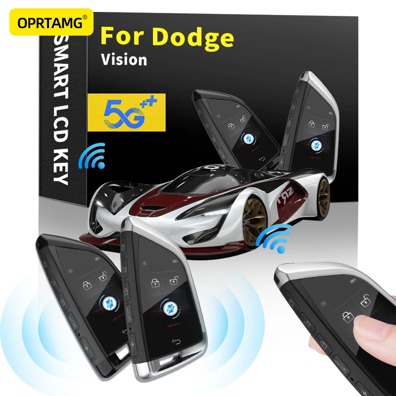 

Пульт дистанционного управления, ЖК-дисплей для автомобиля с Дистанционным Ключом без ключа для Dodge Vision 2000 2001 2002 2003-2018 2019 2020 2001 2002