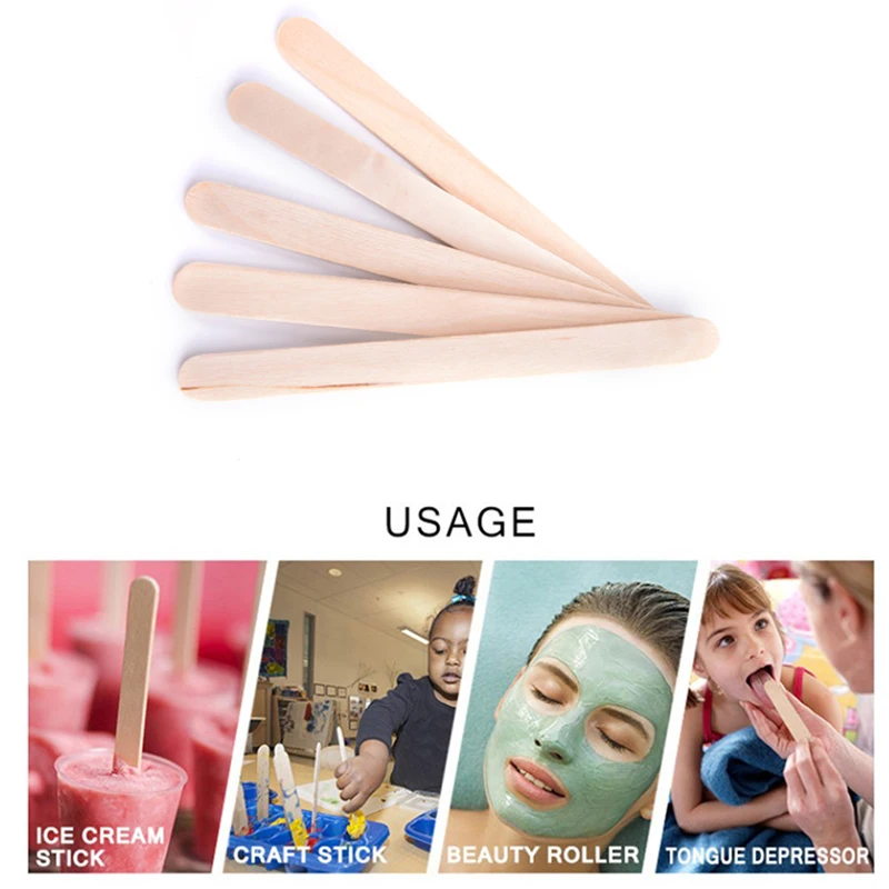 

50Pcs Hair Removal Wax Sticks Nose Wax Sticks Nose Hair Removal Tools Hair Removal Wax Beeswax Kits Hair Removal Accessories