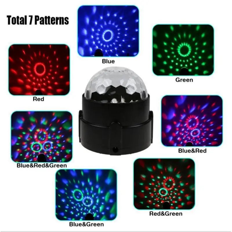 

Car Auto Lamp USB Light DJ RGB Mini Colorful Music Sound Light Portable Sound Control Party Light For Outdoor And Indoor