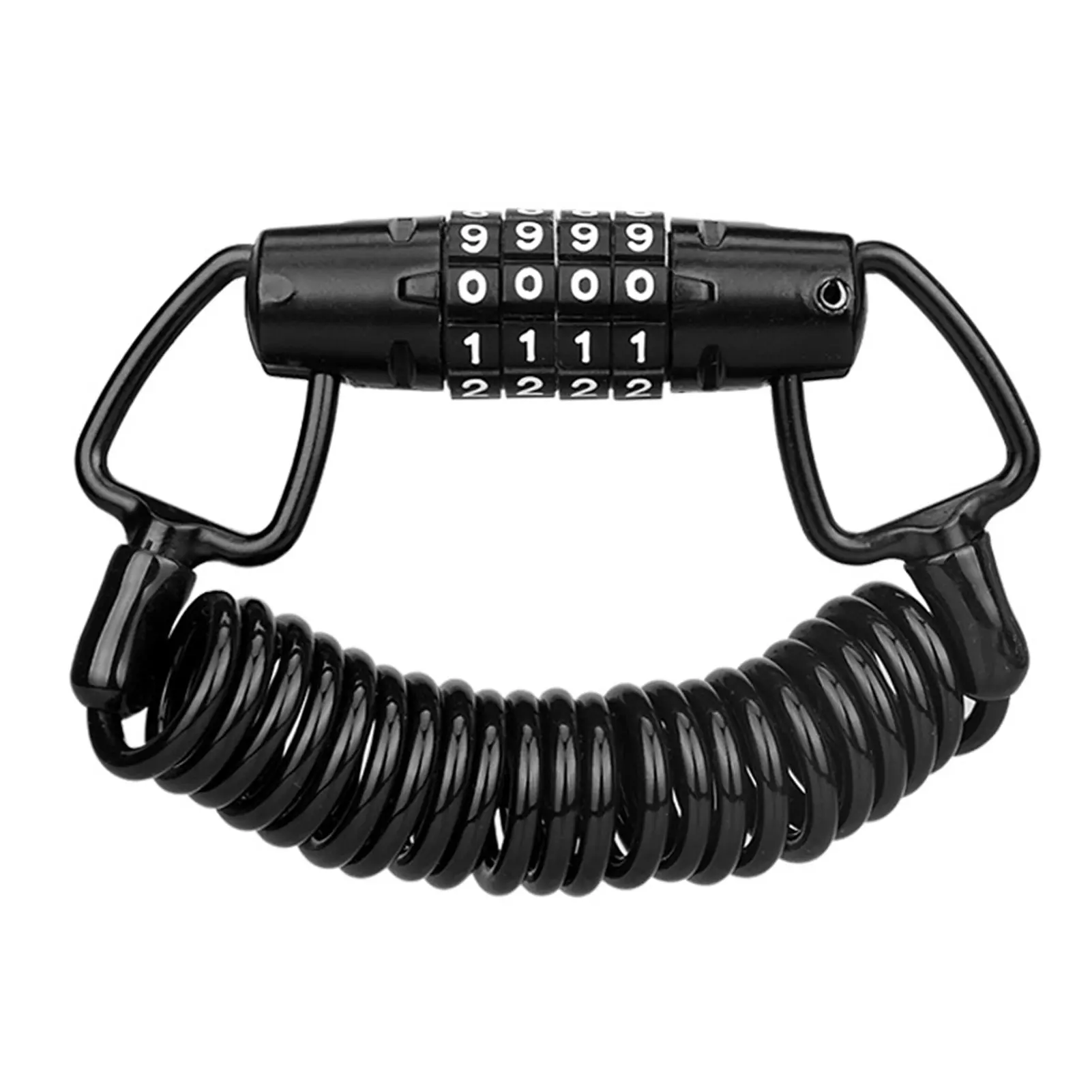 

1.5m Bike Cable Lock Motorcycle Resettable Durable Luggage Protector Anti Theft 4-digit Outdoor Cycling Accessories Multipurpose