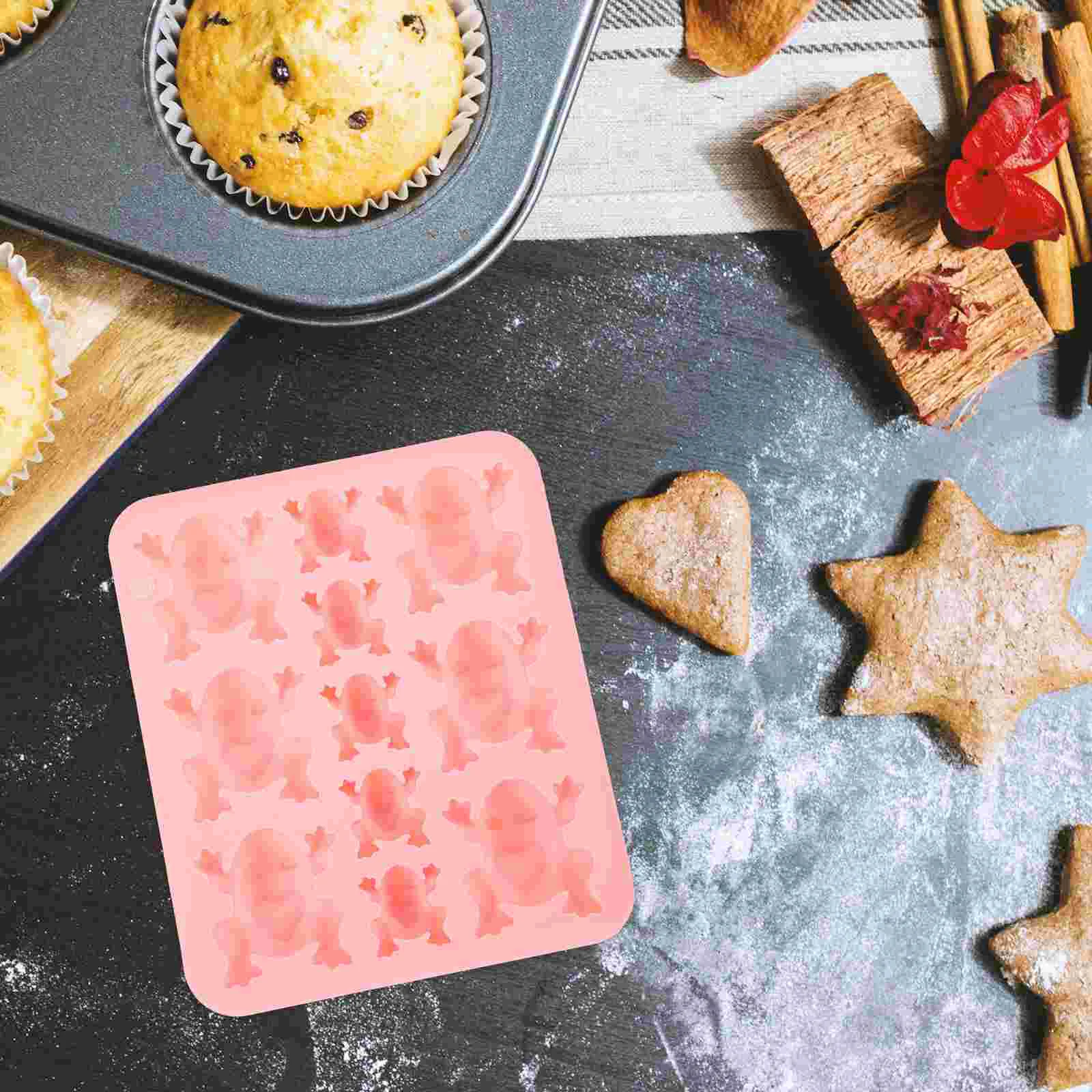 Frog Cake Mold Sweets Candy Baking Molds DIY Chocolate Making Tools Supple Shape Silicone Heart Shaped Pans Seashell Decor
