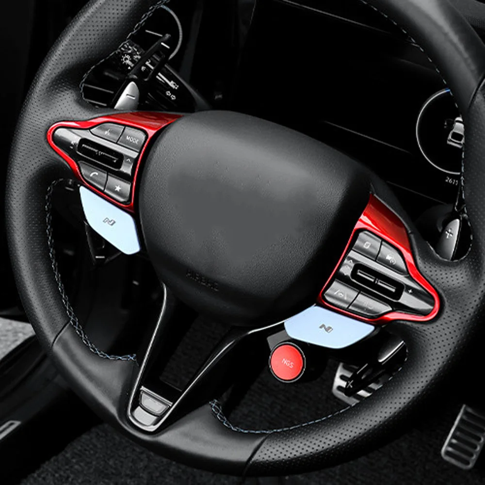 Чехол для автомобильного рулевого колеса из углеродного волокна Hyundai Elantra CN7-N