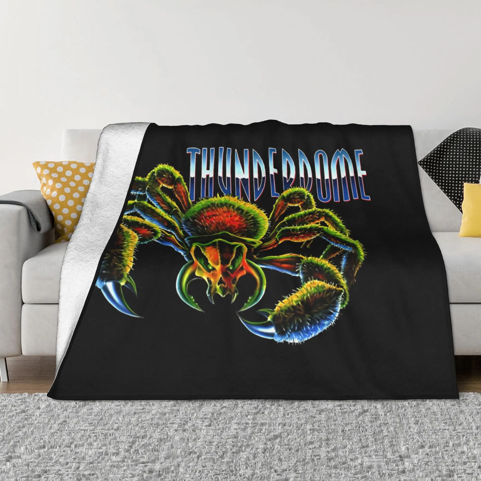 Фланелевые одеяла Thunderdom хардкор музыкальный волшебник забавные Пледы для дома