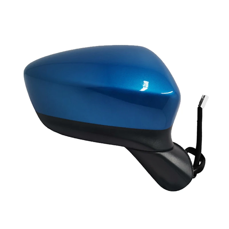 

Автомобильное 8-контактное зеркало заднего вида в сборе для Mazda CX5 CX-5 2013 2014, автоматическая электрическая складная рулевая лампа, регулировка объектива, нагрев