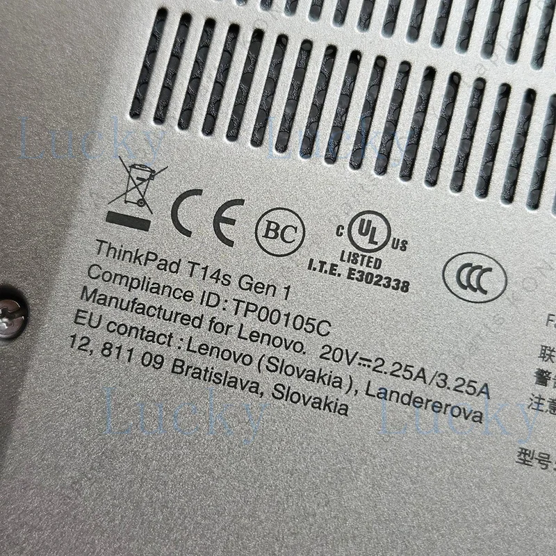 Фото Z+ Для ноутбуков Lenovo Thinkpad T14S Gen 1 T490S T495S Нижняя крышка корпуса №4
