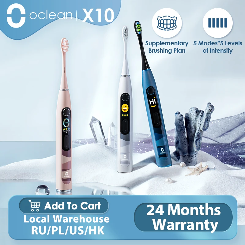 Oclean X10 Умный Соник Электрический Зубные щетки Набор Ультразвук