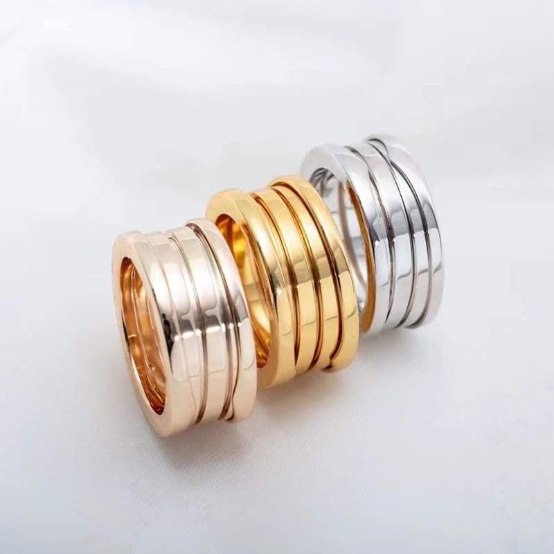 

2022 925 Sterling Silver Spring Rings Classic Hot Selling Luxury Jewelry Fashion Party Brand Gifts for Men and Women