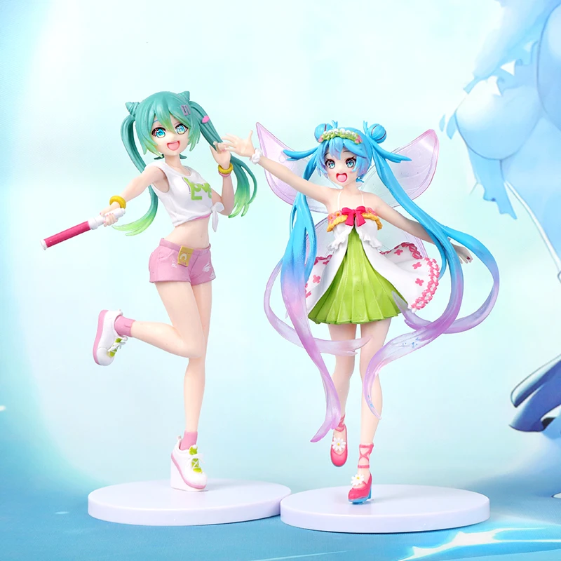 Фигурка Хатсуне Мику из аниме 20 см модель для чарлидинга на месте игрушка подарок