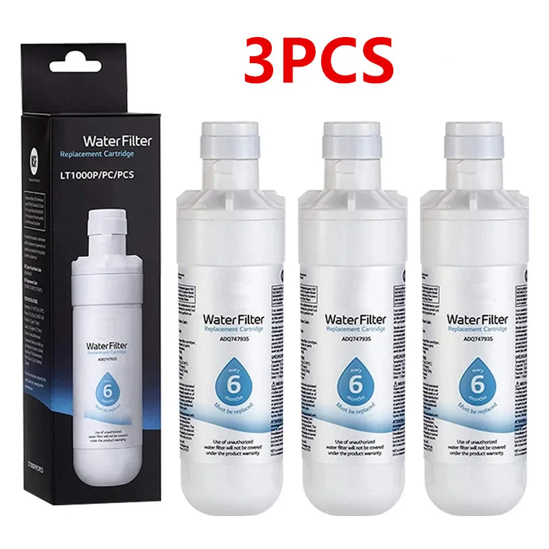 Заменить LT1000P ADQ74793501 ADQ74793502 MDJ64844601 Kenmore 46-9980 9980 фильтр для холодильника (3 упаковки)