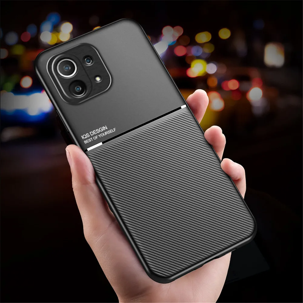 

Xiaomi Mi 11 Lite Case For Mi 11 Lite Ultra Thin Magnetic Car Plate Cover For Xiomi 10T Note10 Poco X3 Nfc M3 M2 F2 Pro A3 A2 F3
