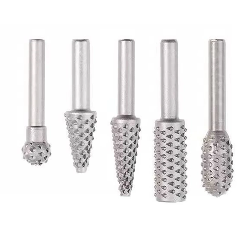 5 шт. напильник для резьбы по дереву рашпильное сверло деревообрабатывающее