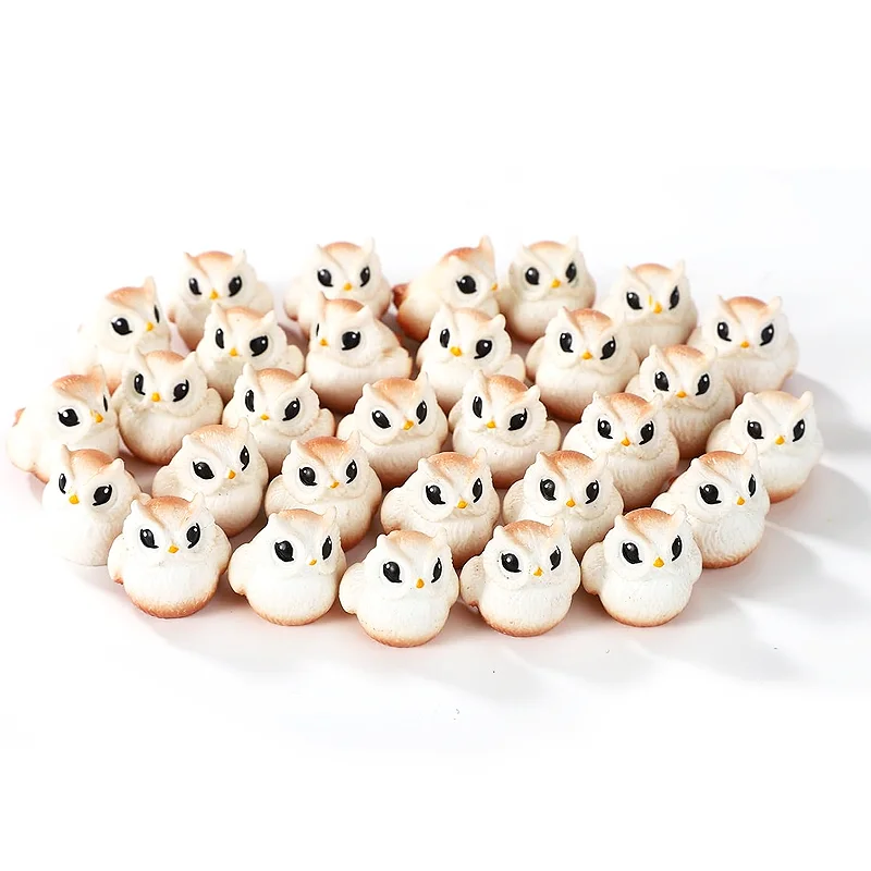 Мини-фигурки совы из смолы 5/10 шт