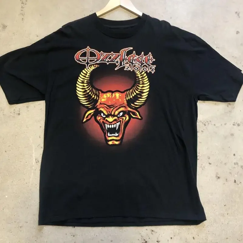 Фото Футболка Ozzfest 2004, хлопок, для фанатов, черная, размер S-5XL, EL151 №1