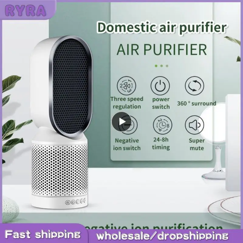 

Simple Air Purifiers Negative Ion Desktop Indoor Formaldehyde Removal Purifier Intelligent Efficient Purifying Air Cleaner