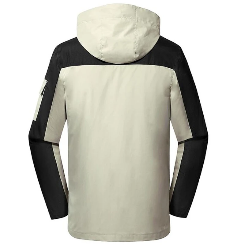 Winter Parka Men Warm Outwear Jacket Mens Windbreaker Waterproof Fleece Velvet Hooded Coats Plus Size 5XL 2 In 1 Overcoat Cloth