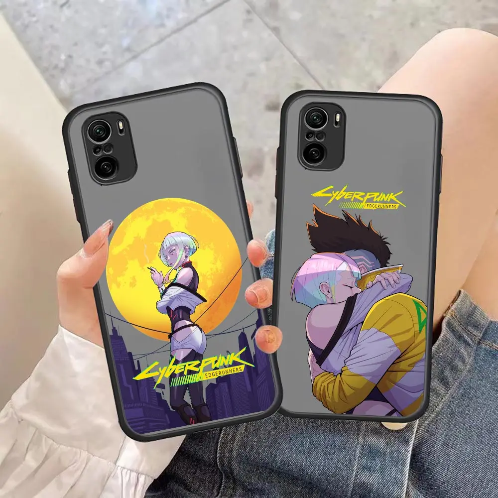 

Hot Game C-Cyberpunkes Cartoon Case For Redmi K30 Case For Redmi K40 K30 K20 10 10C 10X 9T 9C 9A 9 8A 8 7A 7 6 6A Pro Plus Cover