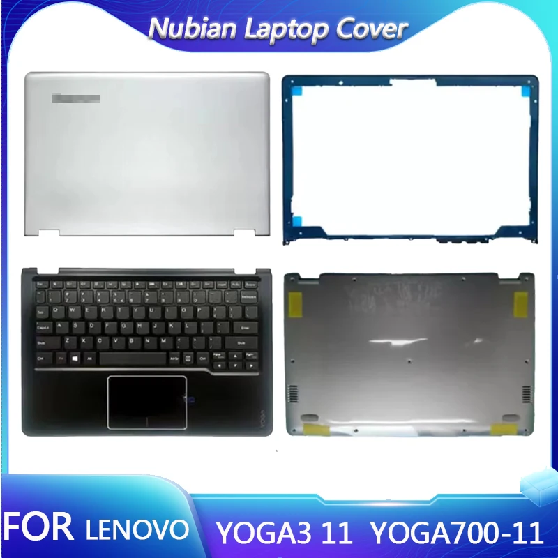 

For The New Lenovo YOGA3 11 YOGA 700-11 LCD Back Cover/LCD Front Bezel/Palmrest Keyboard/Bottom Cover